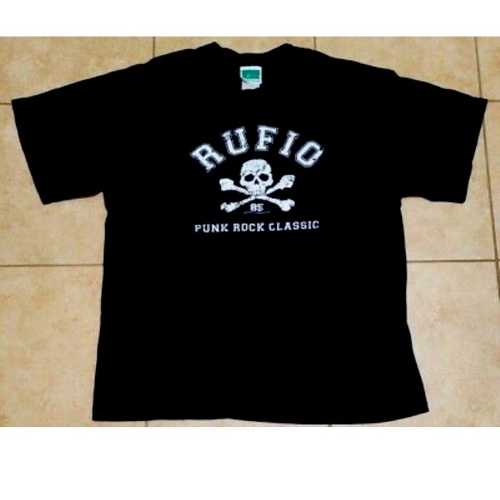 Punk Rock Classic *Rufio* Vintage Tee Cinder Block Men’s Medium Y2K